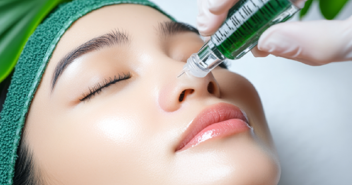 Women receiving microneedling in St. Louis, MO